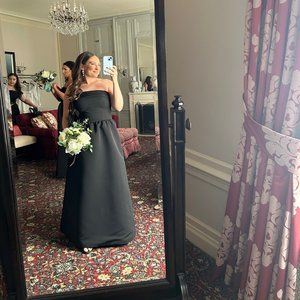 Amsale Rene Black WORN ONCE